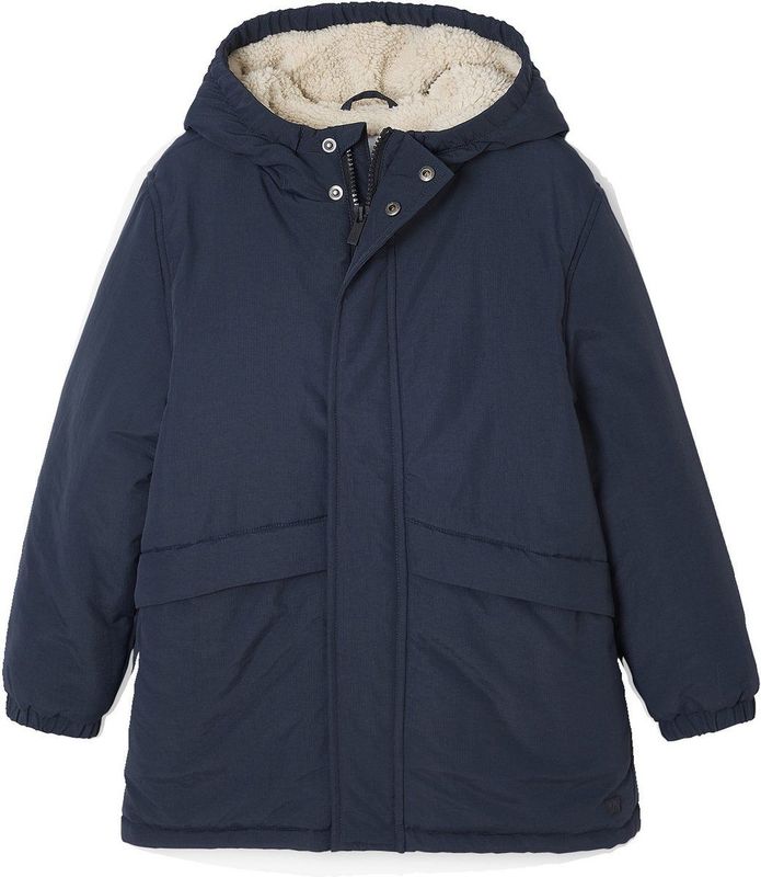 Vertbaudet Parka met capuchon en sherpavoering voor jongens