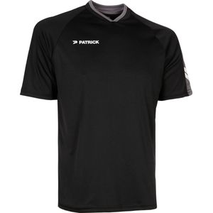 Patrick Dynamic Shirt Korte Mouw Kinderen - Zwart / Goud | Maat: 7/8