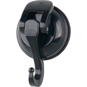 Rubytec Mammoth Zuignap - 7 x 4.7 x 4.7 cm - Twee-componentenrubber - Hanger - Belastbaar tot 4 Kg - Weerbestendig - Kledinghaak - Zwart