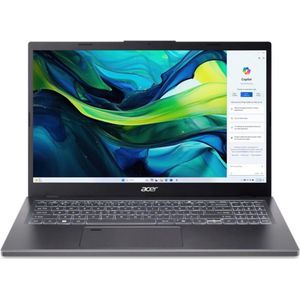 Acer Aspire 15 A15-61M-R72A AMD Ryzen™ 5 8640HS Laptop 39,6 cm (15.6"") Full HD 16 GB DDR5-SDRAM 512 GB SSD Wi-Fi 6E (802.11ax) Windows 11 Home Grijs