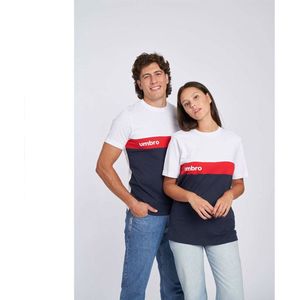 Umbro - T-shirt - Wit - Korte Mouwen - Voor Mannen