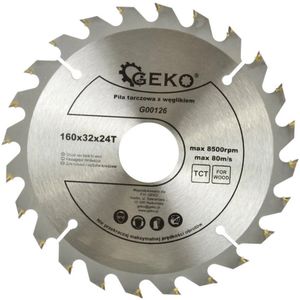 GEKO - TCT Cirkelzaagblad - Houtbewerking - Staal - Duurzaam