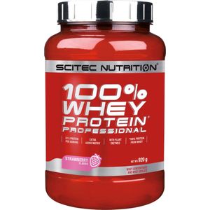Scitec Nutrition - 100% Whey Protein Professional (Strawberry - 920 gram) - Eiwitshake - Eiwitpoeder - Eiwitten - Proteine poeder