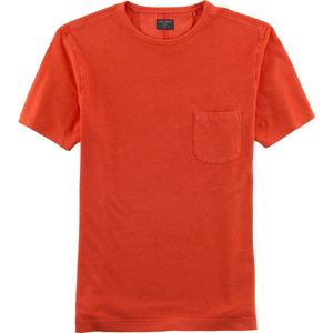 OLYMP Casual modern fit T-shirt - rood - Maat: XXL