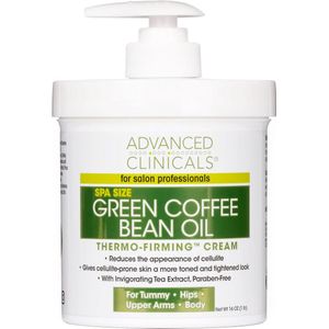 Advanced Clinicals - Groene Koffiebonenolie Crème - Verstevigende Crème voor Cellulitis - 454g