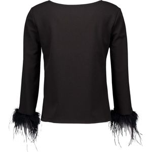 Ana Alcazar Top 080861 Tops & T-shirts Dames - Shirt - Zwart - Maat 36