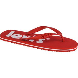 Levi's Dixon Poster 234226-627-88, Mannen, Rood, Slippers, maat: 41/42