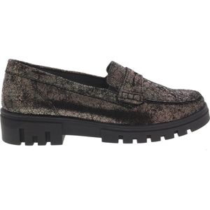 Waldlaufer - Serena - Instappers - Antraciet - Leer