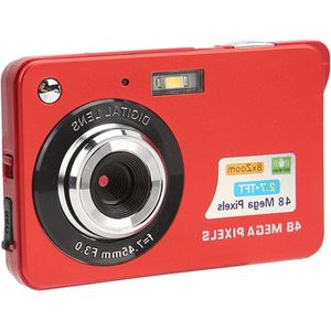 4K Digitale Camera 48 MP 8x Zoom AntiShake Reiscamera - Draagbare Kleine Camera voor Fotografie Tieners Studenten - Jongens Meisjes Senioren .