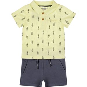 Dirkje jongens 2-delig setje Light yellow - 03 Boys sunset