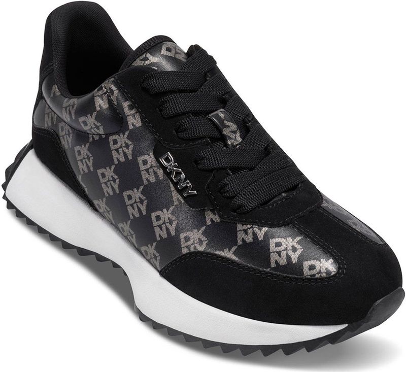 DKNY - Napels - Lace Up Sneakers - Zwart - Dames