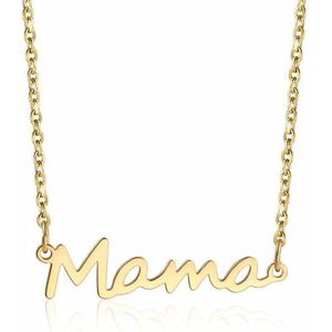 Zoëies mama ketting goudkleurig