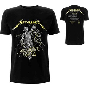 Metallica - And Justice For All Tracks Heren T-shirt - M - Zwart