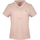 Gant Slim Sheild Cap Pique Korte Mouw Poloshirt Roze L Vrouw