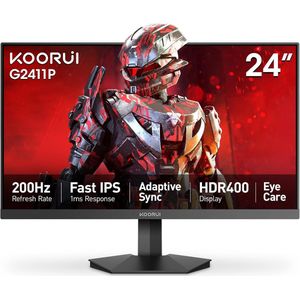 Koorui G2411P - Gaming Monitor - 23.8 inch - Full-HD - 200 Hz - 1 ms