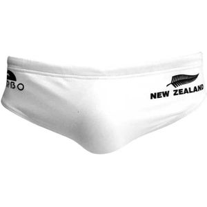 Turbo All White Zwemslip Wit 3XL Man