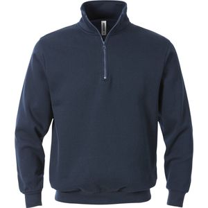 Fristads Sweatshirt Met Korte Ritssluiting 1737 Swb - Donker marineblauw - M