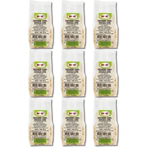 Bagdat - Gember Heel - Ginger Whole - Gember Korrel - Zencefil Tane - Ginger Grain - 50 gr - 100% Natuurlijk - Thee - 9 Stuks