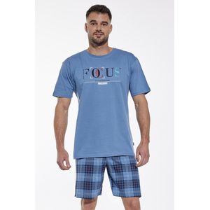 Cornette Katoenen Pyjama Heren Volwassenen | Korte Mouw Korte Broek | Shortama | Focus 326/161 S