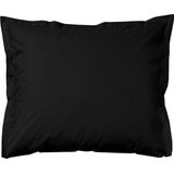 Cinderella Sundays Kussensloop - Set van 2 - Satijn - 60x70 cm - Zwart