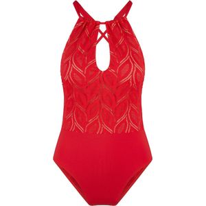 LingaDore - Badpak - Lichtrood - Soft Cup - Backless