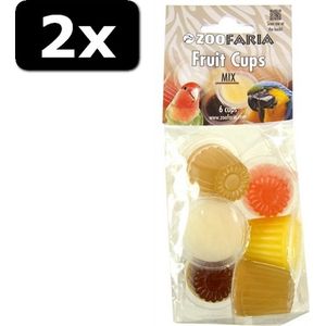 2x FRUITKUIPJE MIX 6ST