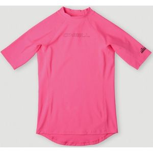 O'Neill - UV-Zwemshirt met korte mouwen voor meisjes - UPF50+ - Skins - Rosa Shocking - maat 16 (163-170CM)