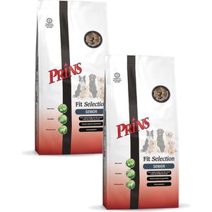 Prins Procare Fit-Selection Senior Gevogelte&Vlees - Hondenvoer - 2 x 2 kg