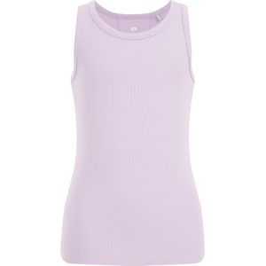 WE Fashion Ribgebreide Top Slate Purple