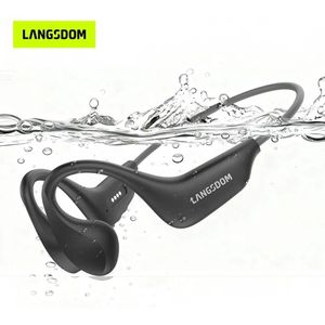 Langsdom-Sporthoofdtelefoon– IP68 waterdicht–Geschikt voor zwemmen-hardlopen