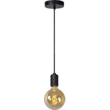 Lucide JOVA - Hanglamp - Ø 10 cm - 1xE27 - Zwart