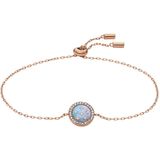 FOSSIL - MERRIT - Armband - Roségoudkleurig - Met Parelmoeren Schijf en Kristallen