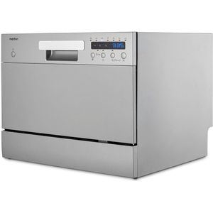 MEDION tafelvaatwasser DWT60 (capaciteit voor 6 couverts, 7 reinigingsprogramma's, ECO-programma, LED-display, 47 dB, MD37496)