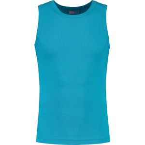 Lemon & Soda rib Tanktop voor heren in de maat XL en de kleur turquoise.