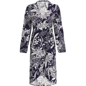 usha - Fashion Look Collection - Midi-jurk - V-hals - Lange Mouwen - Bloemenprint