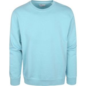 Colorful Standard - Sweater Organic Mid Blauw - Heren - Maat XL - Regular-fit