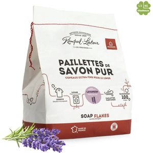 Marseille zeepvlokken lavendel 1.5 kg | Rampal Latour | Zuinig Ecologisch Milieuvriendelijk Hypoallergeen | Zonder conserveermiddel