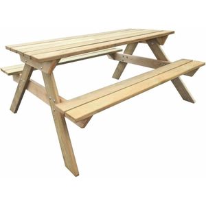 Medina Picknicktafel 150x135x71,5 cm hout