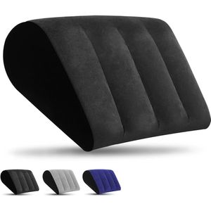 Boraboi® Opblaasbaar Wigkussen voor Thuis en Reizen - Veelzijdig Kussen voor Slaap, Beenondersteuning en Meer