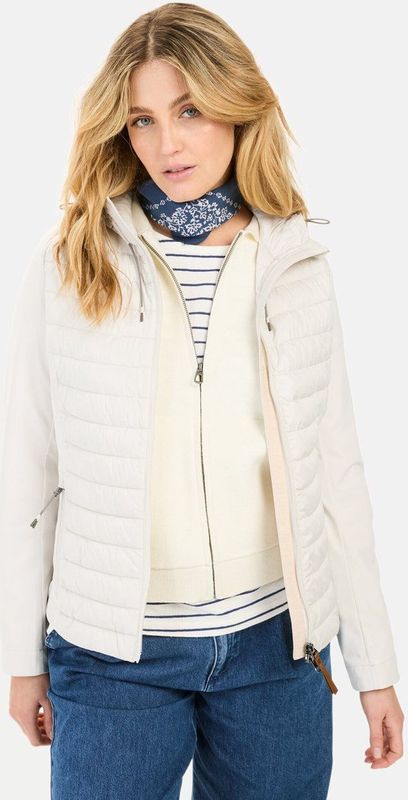 camel active - Gewatteerde Jas - Parel - Gerecycled Polyester - Waterafstotend, Winddicht