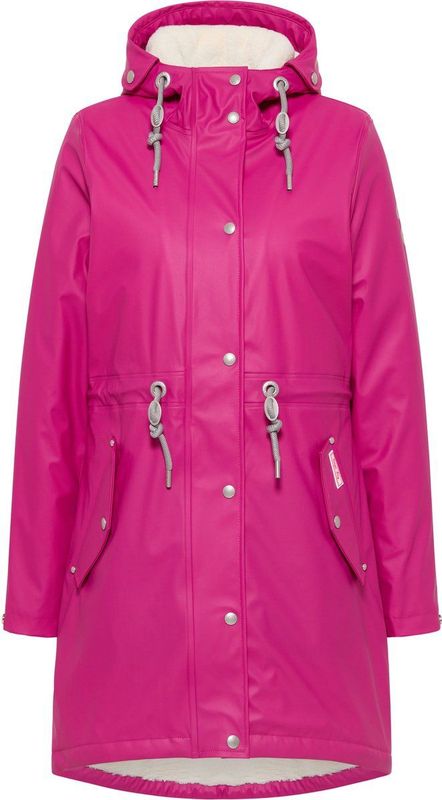 myMo - Mackintosh - Regenjas - Geweven Bontvoering - Keepudry