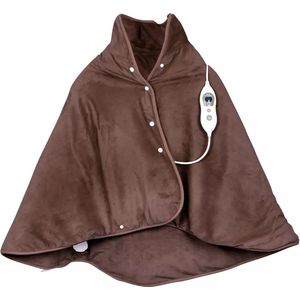 Vidabelle Elektrische Warmtecape Bruin