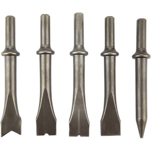 Air Hammer Chisel Set, Chrome Molybdenum Steel Made Chrome Molybdenum Steel PremiumMolybdenum Rivet Hammer Tools for 150/190/250 Air Hammer