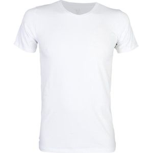 RJ Bodywear - V-hals T-Shirt Wit - XL