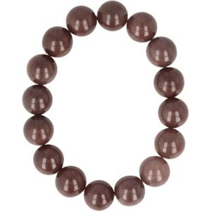 Ruben Robijn Aventurijn paars kralen armband mannen 12 mm
