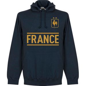 Frankrijk Team Hoodie - Navy - Kinderen - 116