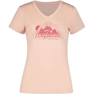Icepeak Burnham T-shirt Met Korte Mouwen Roze M Vrouw