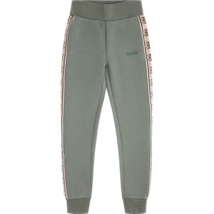 Guess Girls Logo Tape Joggingbroek Groen - Maat 140