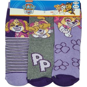 Paw Patrol-  sokken Paw Patrol- meisjes- 3 paar - maat 31/34