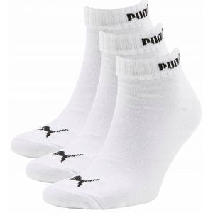 Puma - Quartersocks - Sneakers - Set van 3 - Katoen/Polyester - Retro-Design
